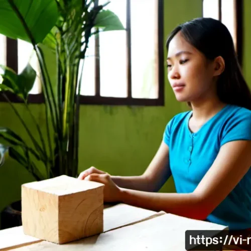 좌절 내성 훈련의 목표와 성과 - Photorealistic documentary-style scene in a Vietnamese youth counseling center, a young Vietnamese w...