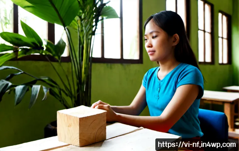 좌절 내성 훈련의 목표와 성과 - Photorealistic documentary-style scene in a Vietnamese youth counseling center, a young Vietnamese w...
